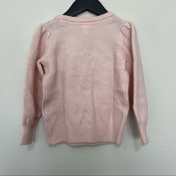 NWT gap girls lurex puff sleeve shimmer sweater sz.4yrs - Picture 5 of 5